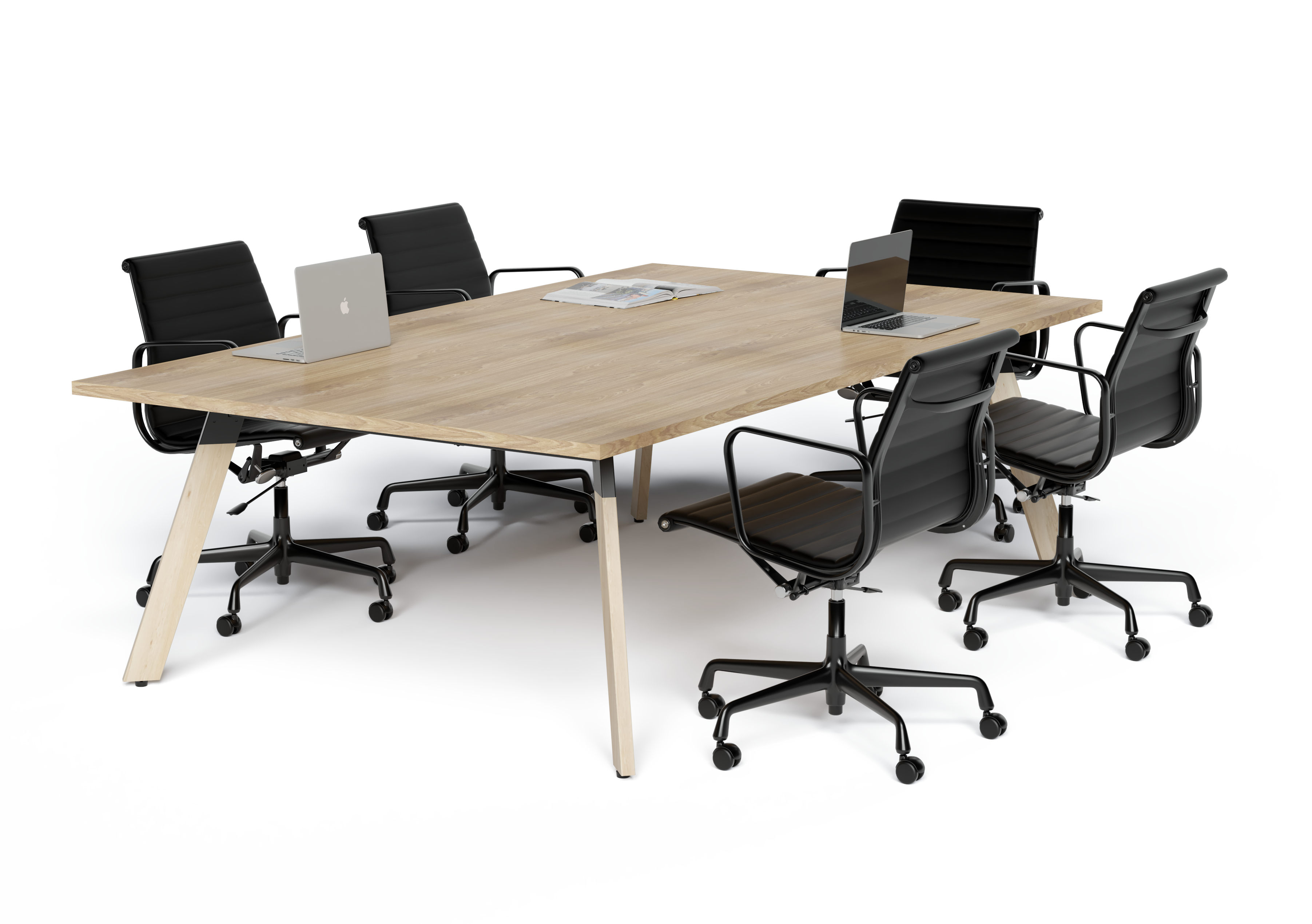 LINEAR Table - BRAVI Black Chair