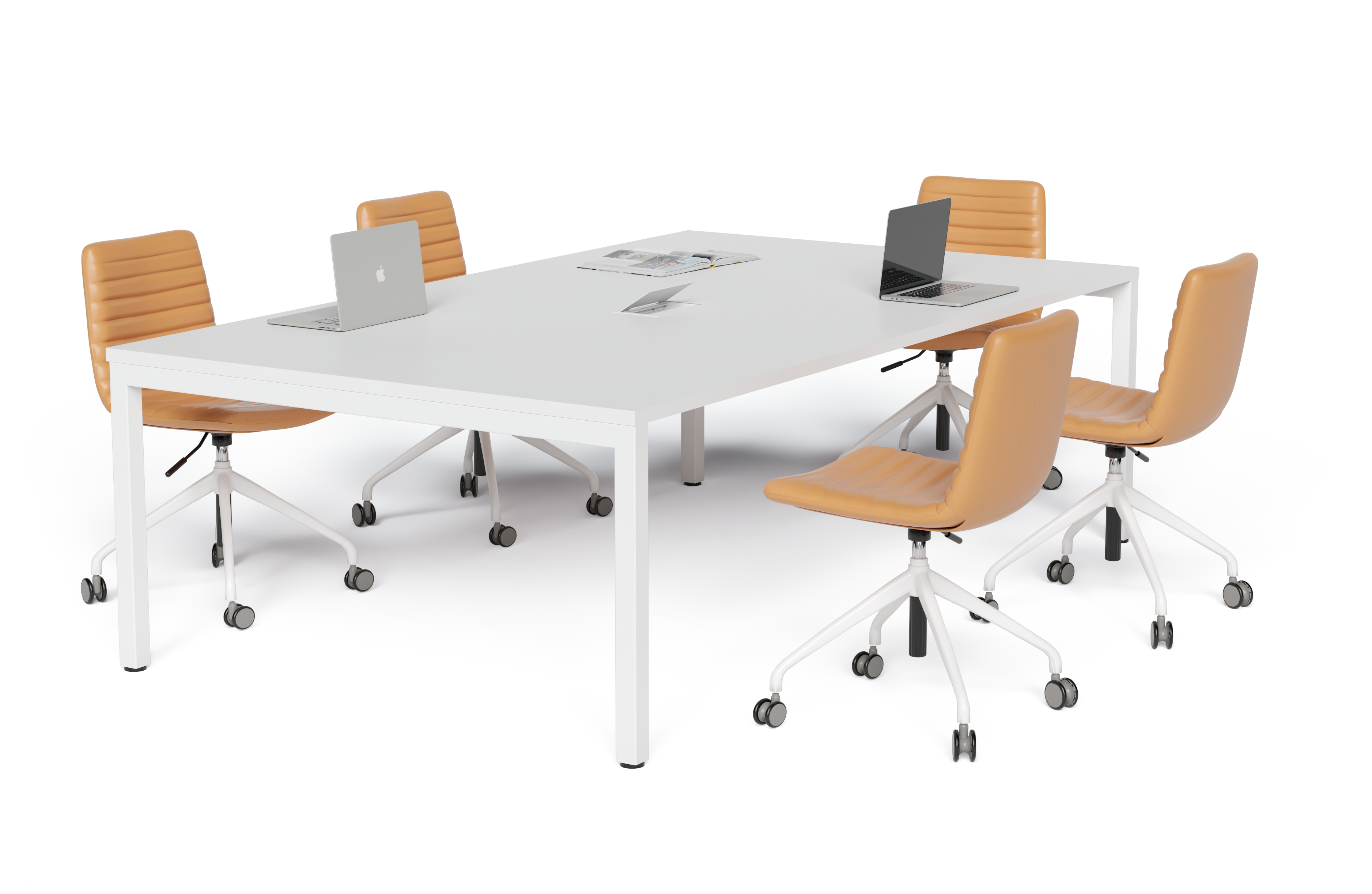 STRATA Table - BRAVI Tan Chair