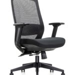 HI-B_HIROKO Ergo_Black_Front Angle