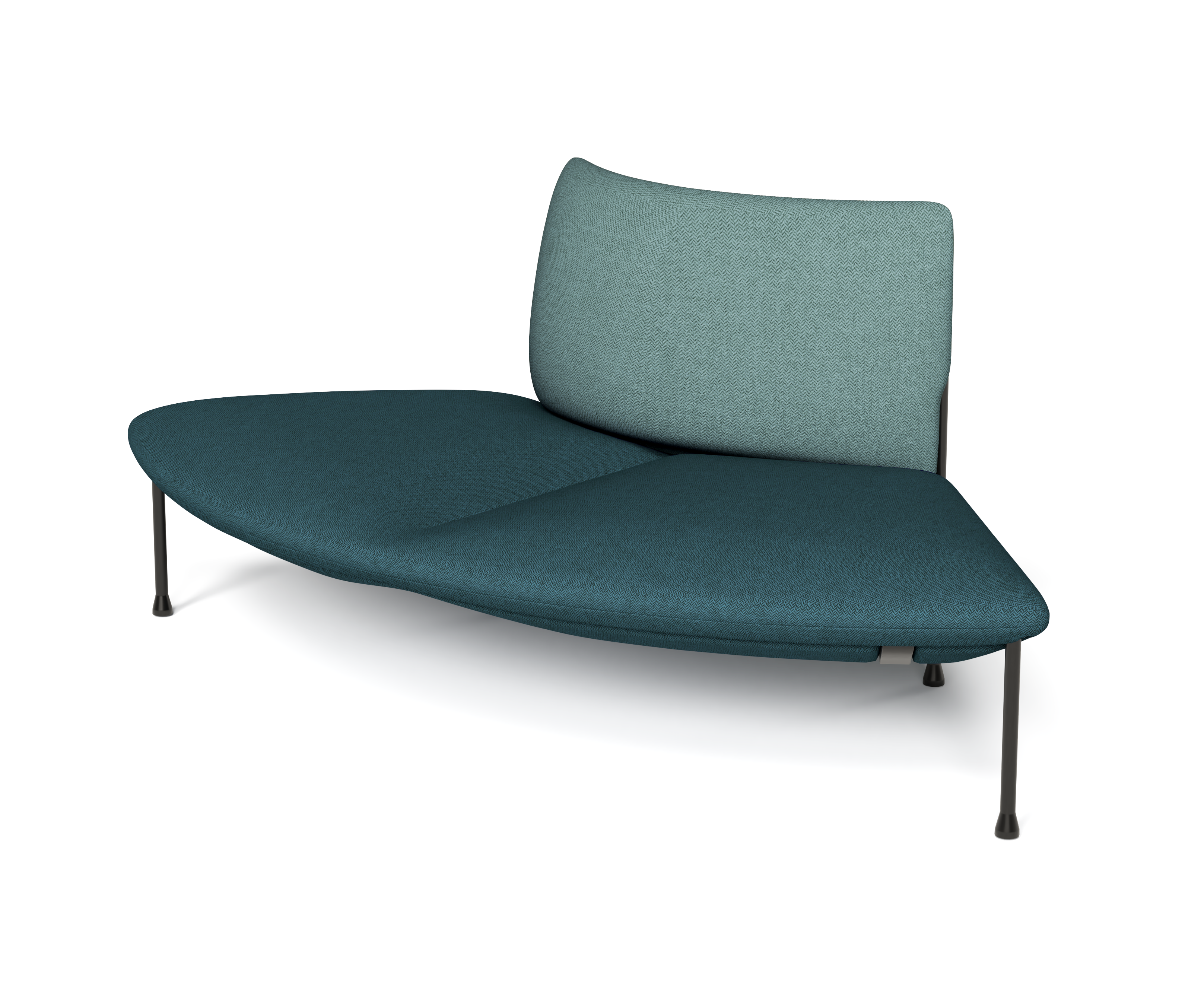 LEVI - 90 degree with backrest - Blue - Teal_edited