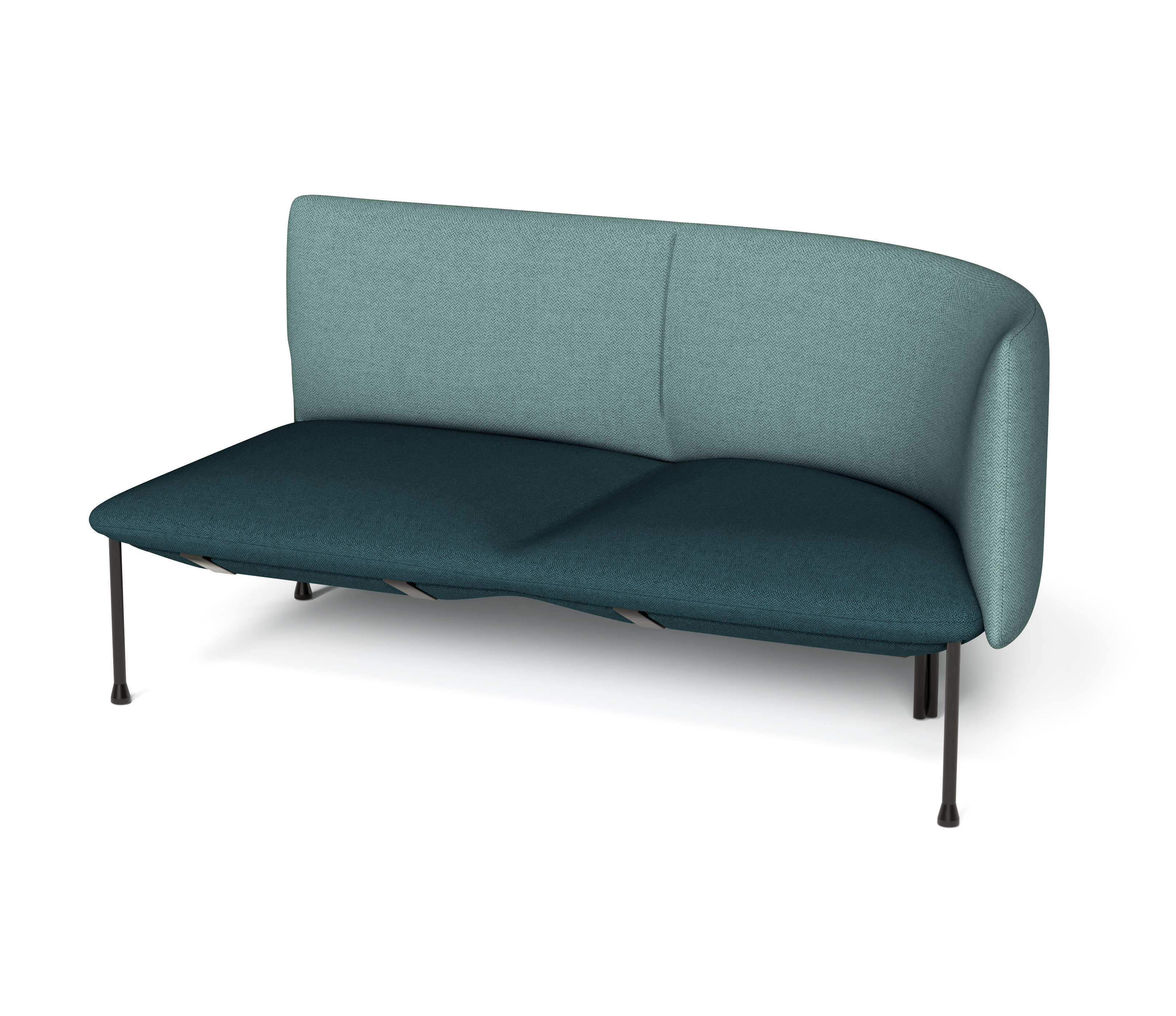 LEVI - Right corner seat with backres - Blue - Teal_edited