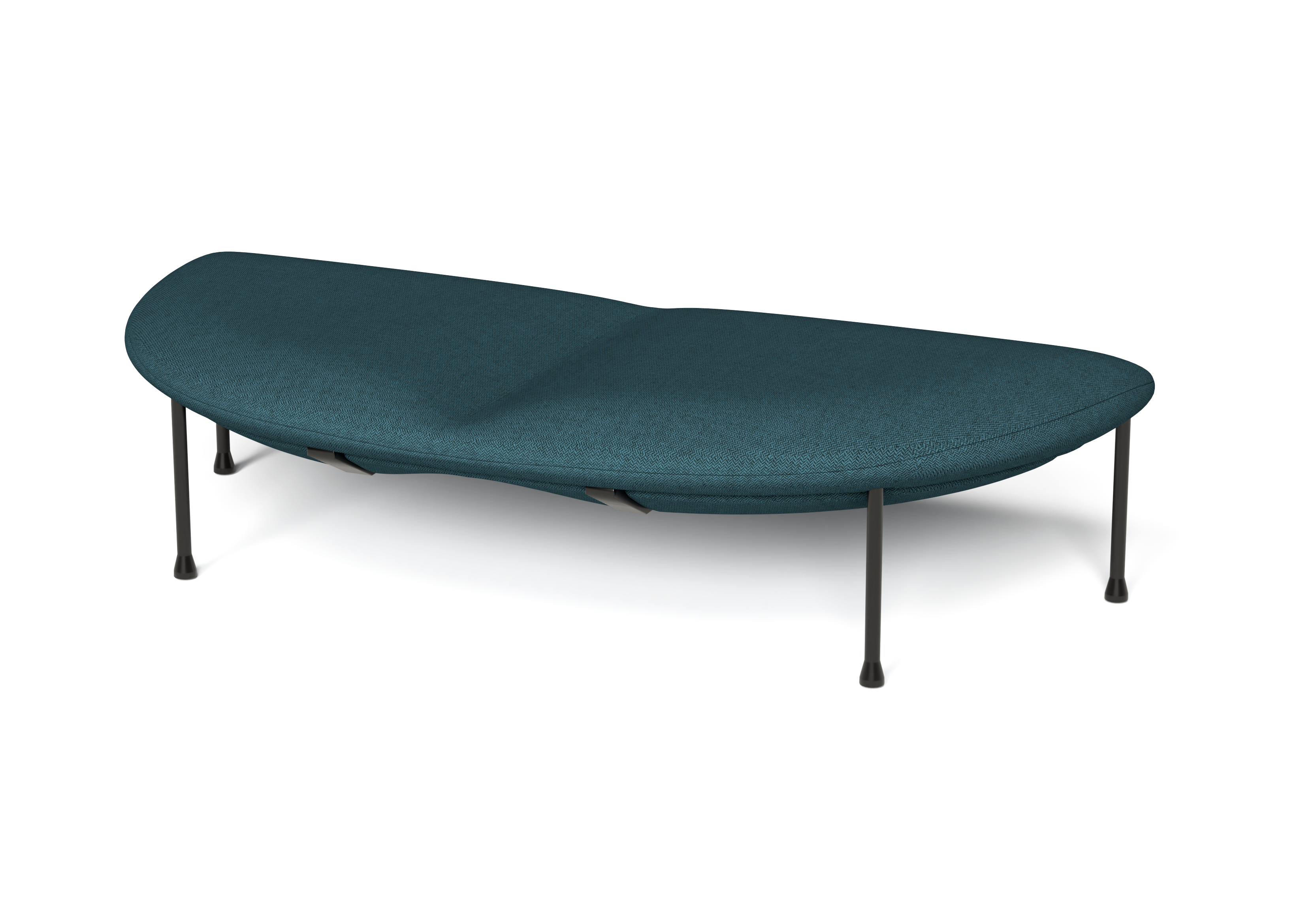LEVI - Semi circle pouf - Blue_edited
