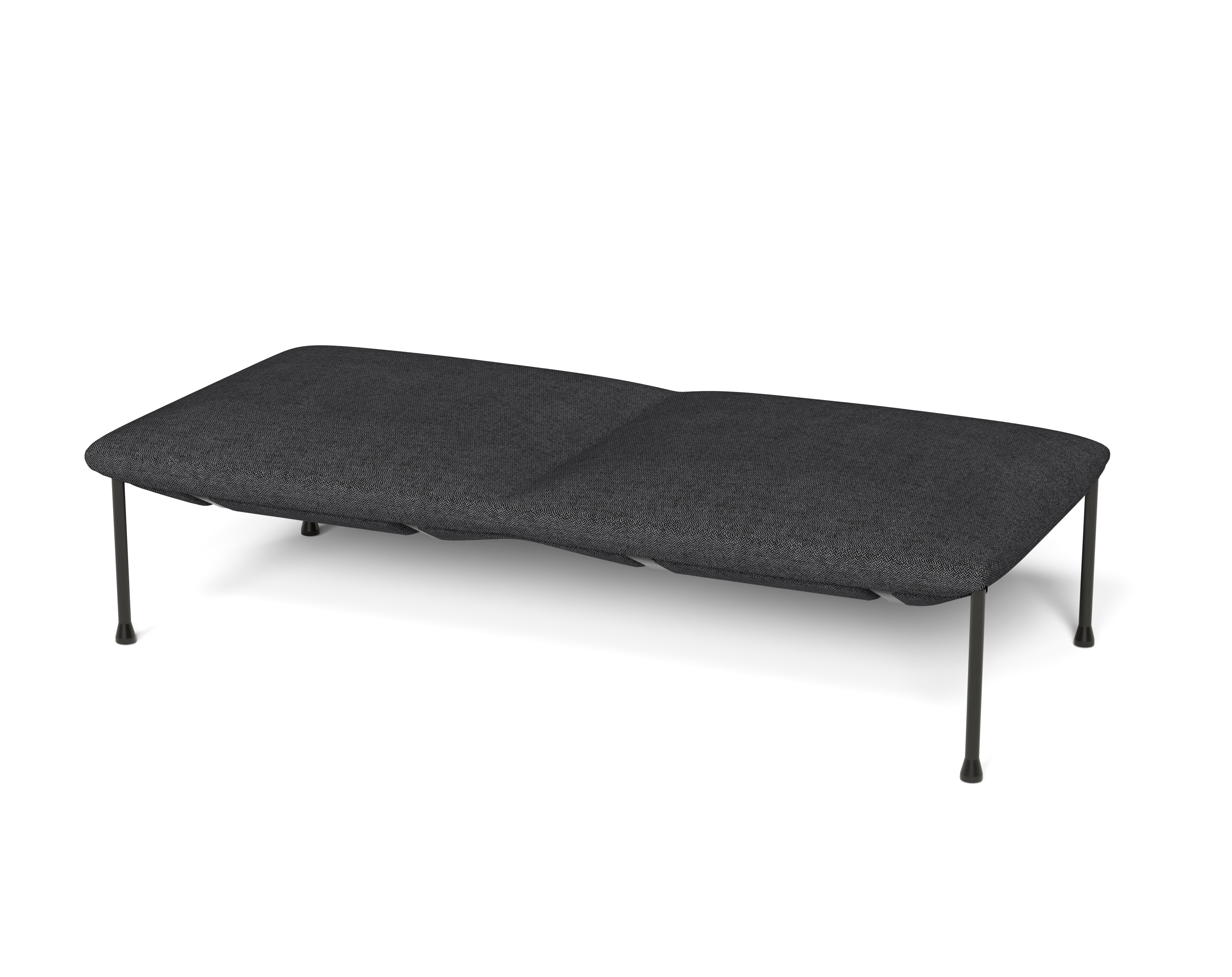 LEVI - Straight seat without backrest - Charcoal_edited